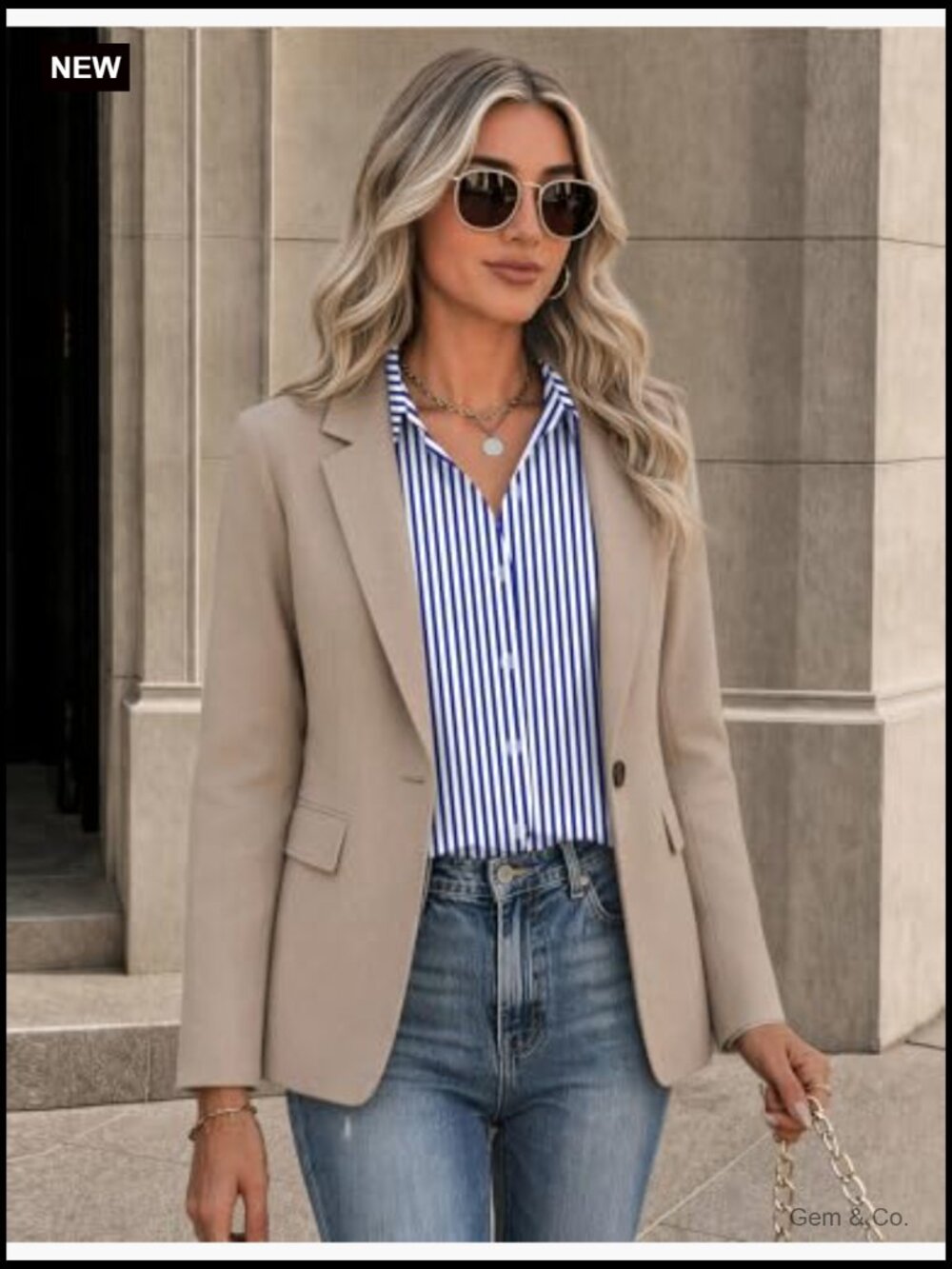 Long Sleeve Button Down Shirt for Women Dressy Casual Blouse Office Work Top - Picture 5 of 7